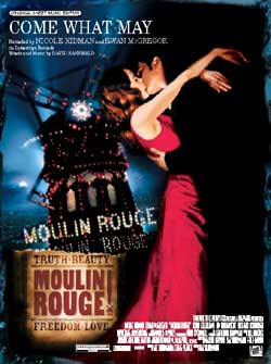 Moulin Rouge poster - musicnotes.com