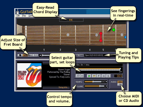 Guitar Learning Software