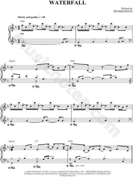 jim brickman believe free sheet music download