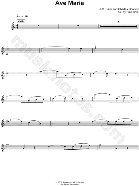 johann sebastian bach quot ave violin quot sheet music ave violin solo sheet music