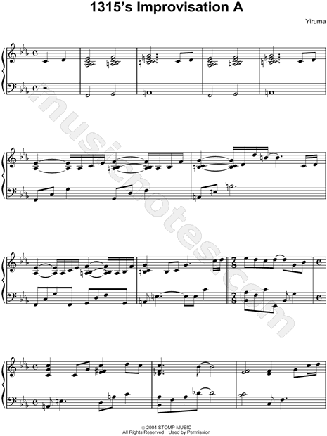 yiruma reminiscent sheet music pdf