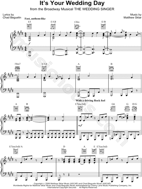 The wedding singer 2006 original broadway cast download