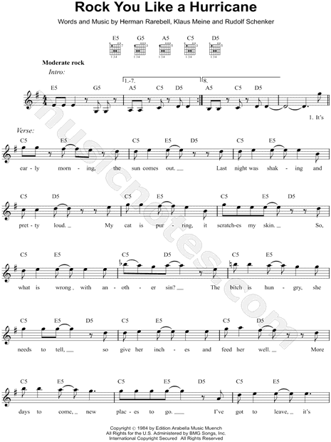 rock you like a hurricane скачать