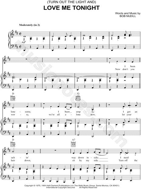 Tom Jones - Love Me Tonight Lyrics AZLyricscom