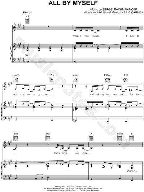 all by myself eric carmen скачать