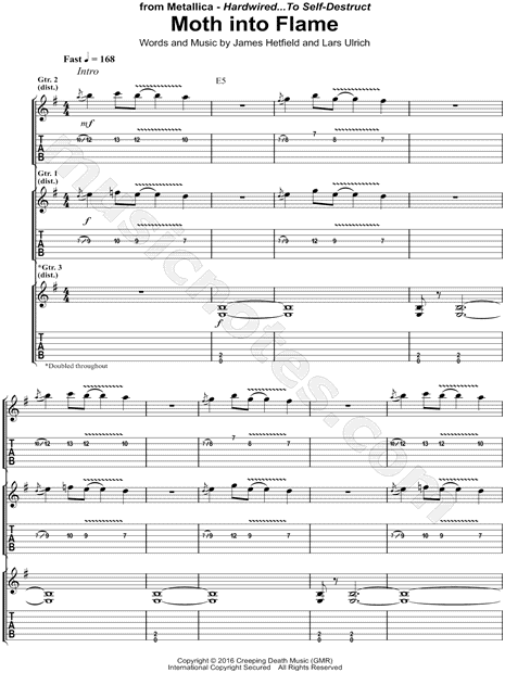 скачать metallica moth into flame