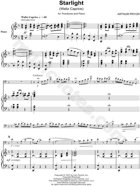 Starlight - Trombone & Piano
