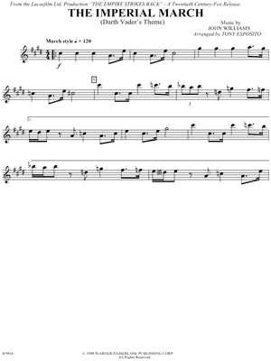 Image of John Williams - The Imperial March Sheet Music (Digital Download)
