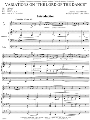 riverdance sheet music