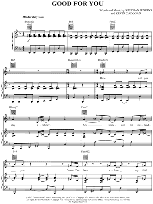 Good for You Sheet Music by Third Eye Blind - Piano/Vocal/Guitar