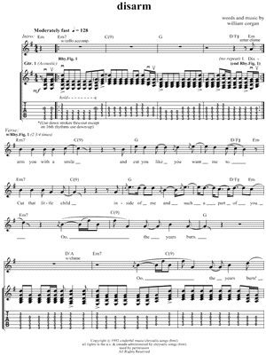 smashing pumpkins guitar tabs