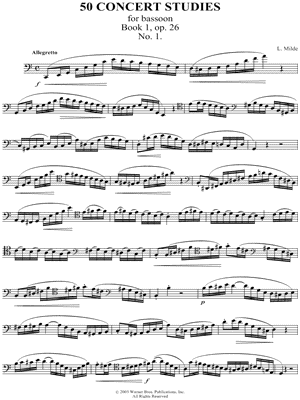 Bassoon Sheet Music. 1 Sheet Music (Digital