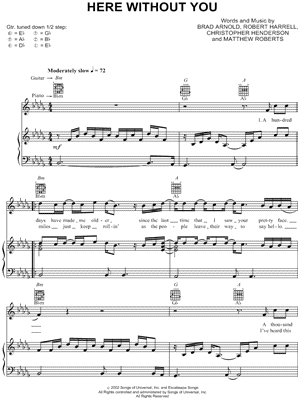 3 doors down here without you instrumental mp3 download free