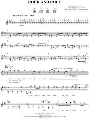led zeppelin rock and roll скачать