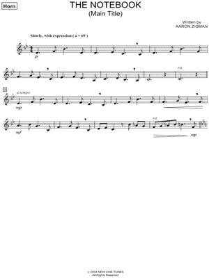 The Notebook English Movie Songs Free Download