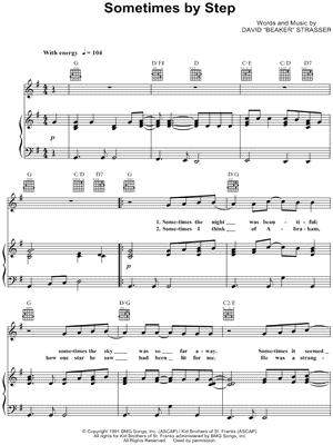 Sometimes By Step Sheet Music by Rich Mullins - Piano/Vocal/Guitar