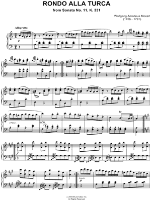 Download Mozart Sonata No 11