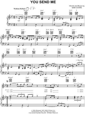 You Send Me Sheet Music by Kenny G - Piano/Vocal/Guitar