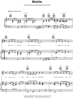 Mobile Sheet Music by Bob Scobey's Frisco Band - Piano/Vocal/Guitar