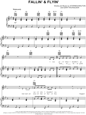 Fallin' & Flyin' Sheet Music by Colin Farrell - Piano/Vocal/Guitar