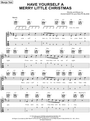 "Have Yourself a Merry Little Christmas" from 'Meet Me In St. Louis' Sheet Music - Download & Print