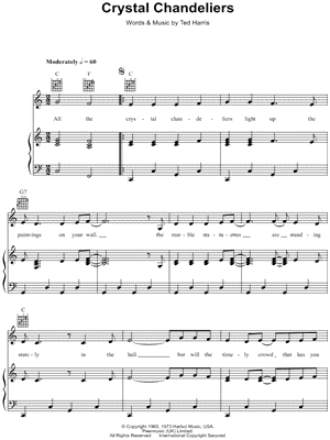 Crystal Chandeliers Sheet Music by Charley Pride - Piano/Vocal/Guitar