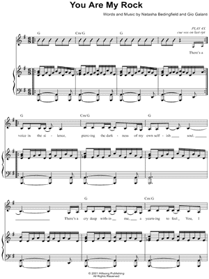 You Are My Rock Sheet Music by Hillsong London - Piano/Vocal/Chords, Singer Pro