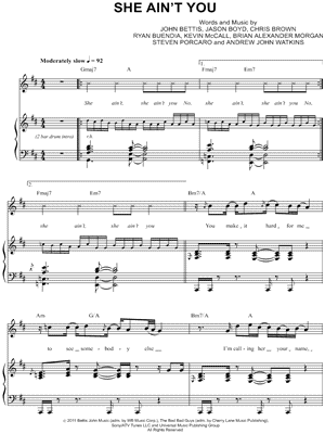 With You Chris Brown Guitar Chords