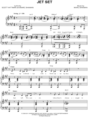 "Jet Set" from 'Catch Me If You Can' Sheet Music - Download & Print