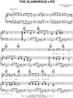 The Glamorous Life Sheet Music by Sheila E. - Piano/Vocal/Guitar