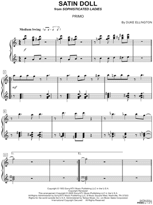 Satin Doll Sheet Music by Duke Ellington - Instrumental Parts
