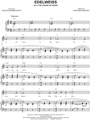 Edelweiss Violin Duet Sheet Music