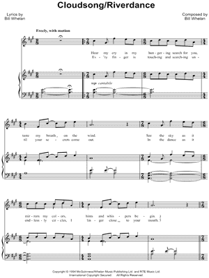 riverdance sheet music