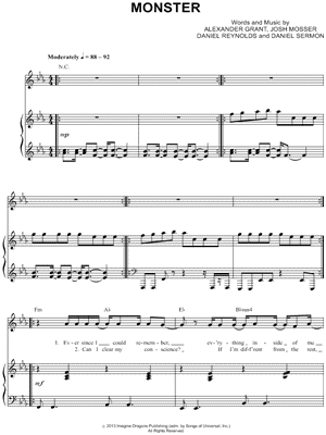 Imagine Dragons The Best: Piano Sheet Music Book: Jim