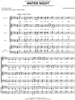 🠪 NEW! Eric Whitacre Cloudburst Score Pdf Download MN0128199