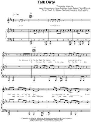 Jason Derulo Trumpets Sheet Music For Trumpet