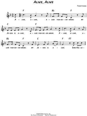 Alive, Alive Sheet Music by Traditional - Leadsheet