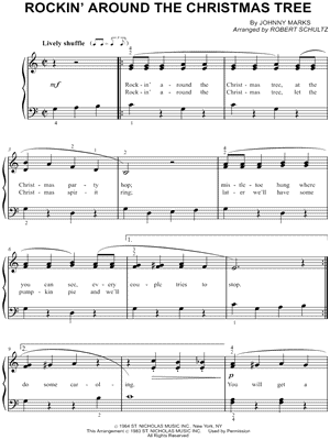 Johnny Marks "Rockin' Around the Christmas Tree" Sheet Music (Easy Piano) - Download & Print