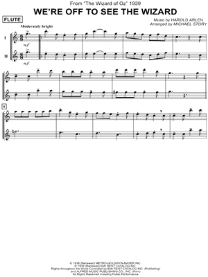 We're Off to See the Wizard - Trumpet Duet Sheet Music from The Wizard of Oz - Instrumental Duet