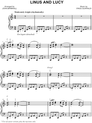 A Charlie Brown Christmas Sheet Music Downloads at Musicnotes.com