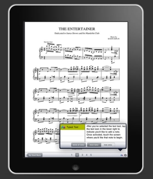 Musicnotes iPad App