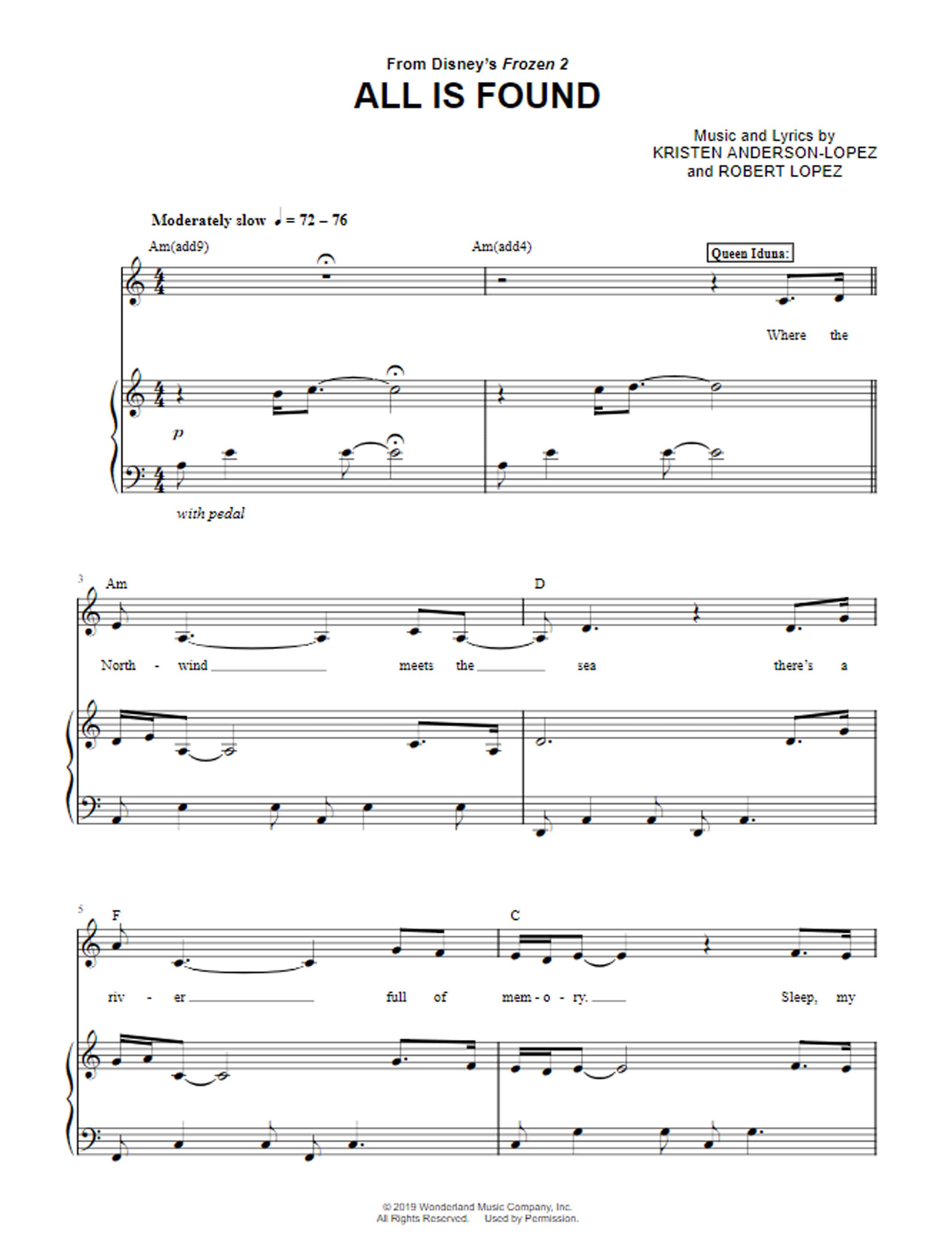all-is-found-sheet-music