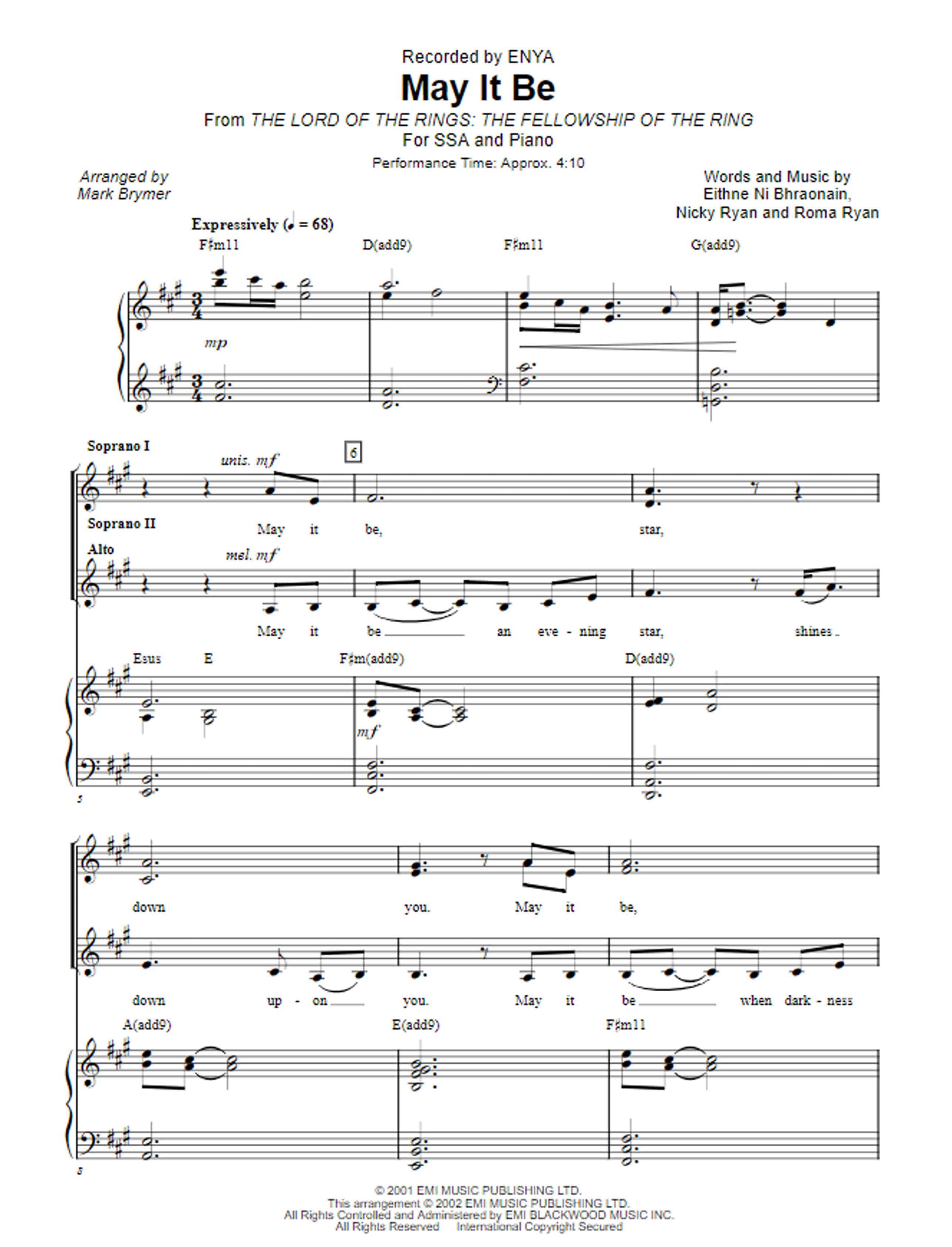 may-it-be-choral-sheet-music