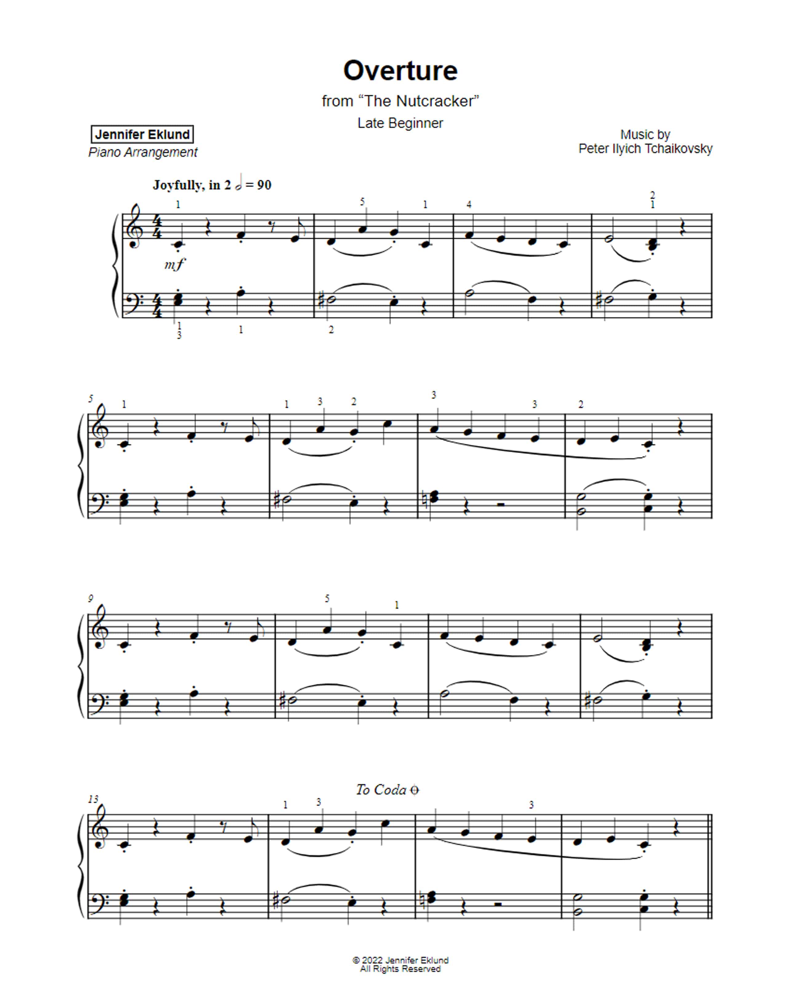 Overture Nutcracker Easiest