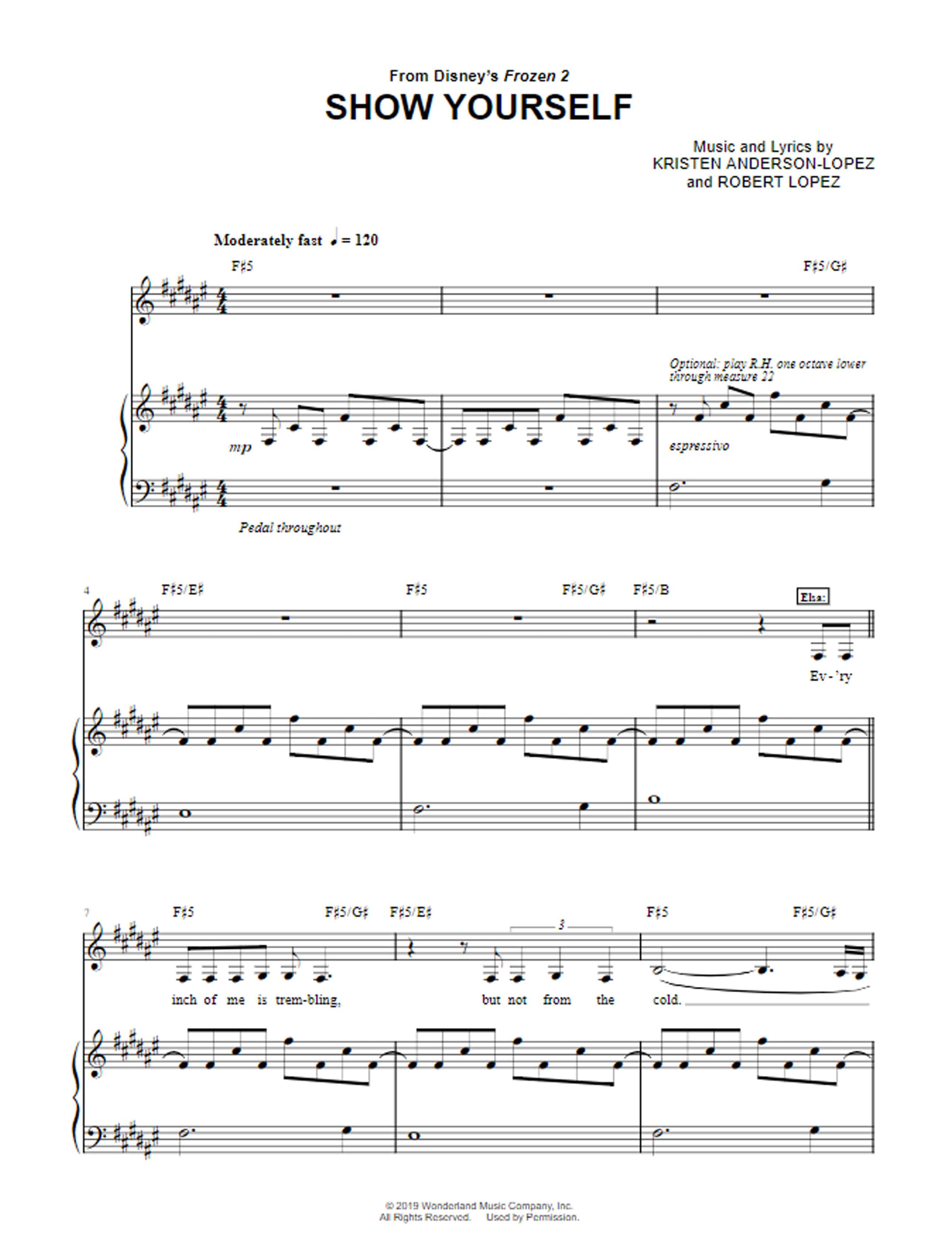 show-yourself-sheet-music