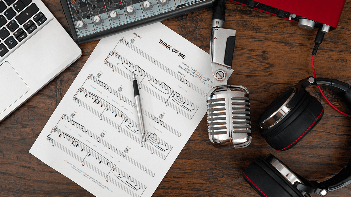 Musicnotes Think of Me Sheet Music