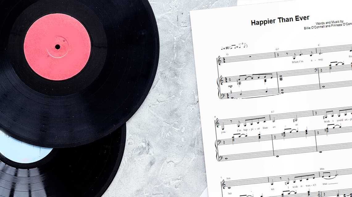 Happier Than Ever: New Album and Sheet Music from Billie Eilish