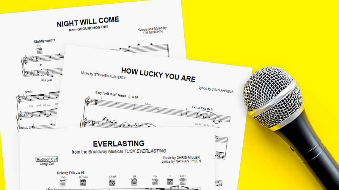 Audition songs for Disney musicals