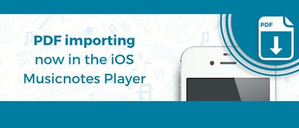 Now Import ANY Sheet Music PDFs Into the Musicnotes Player App for iPads and iPhones