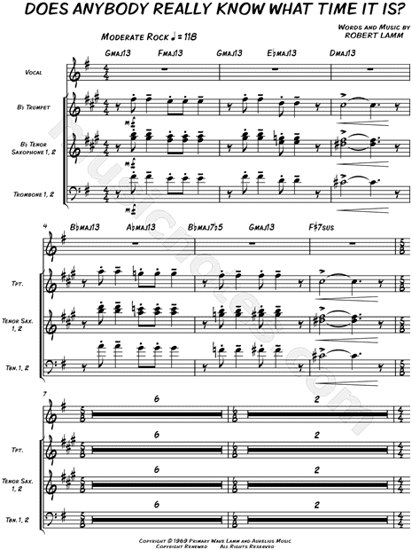 Chicago Horn Charts